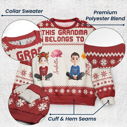 Misha Collins 'My People Skills' Ugly Christmas Sweater: Vintage Movie Quote