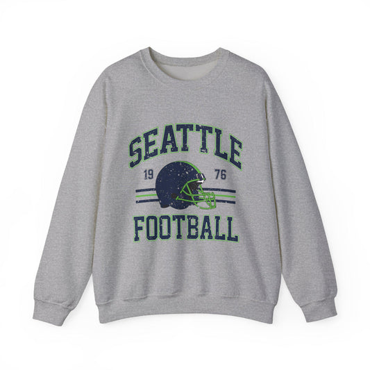 Seattle Football Retro 90s Style Sweatshirt, Trendy Seattle Football Fan Gifts Shirt, Seattle Game Day Shirts, Trendy Sea Hawk Sweatshirt