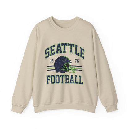 Seattle Football Retro 90s Style Sweatshirt, Trendy Seattle Football Fan Gifts Shirt, Seattle Game Day Shirts, Trendy Sea Hawk Sweatshirt