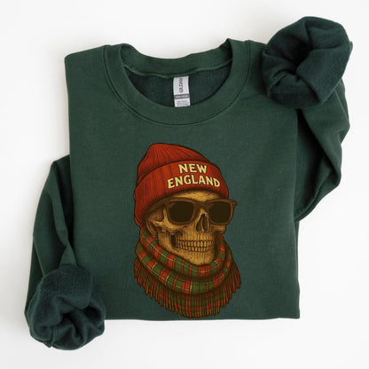 New England Team Mascot Shirt, Floral Spirit Mascot Sweatshirt, Game Day Tee, Abstract Flower Football Sports Shirt, Cheerleader Gift Shirt