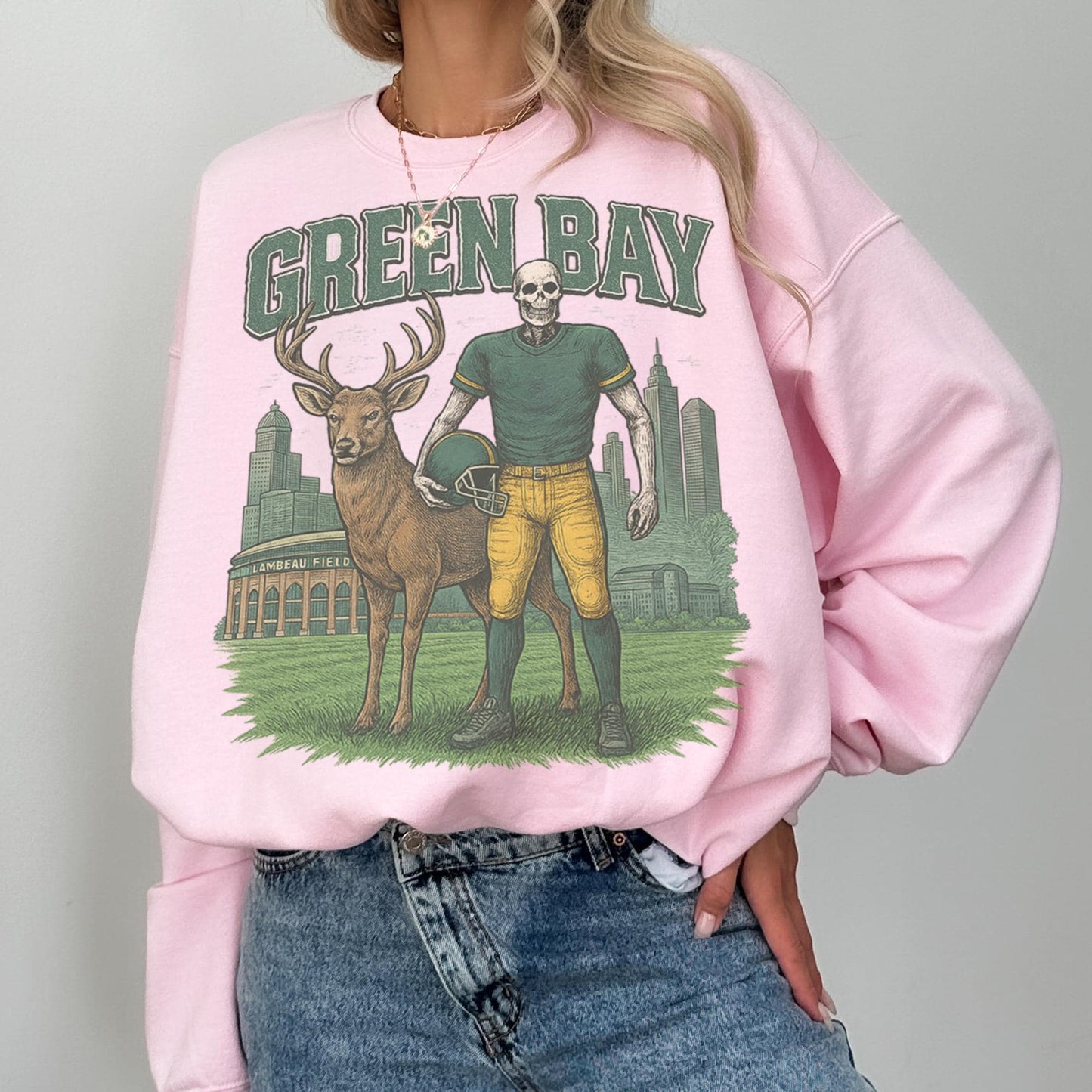 Vintage Green Bay Football Sweatshirt, Retro Crewneck Jersey, Old School Wisconsin Football Apparel, Fan Merch