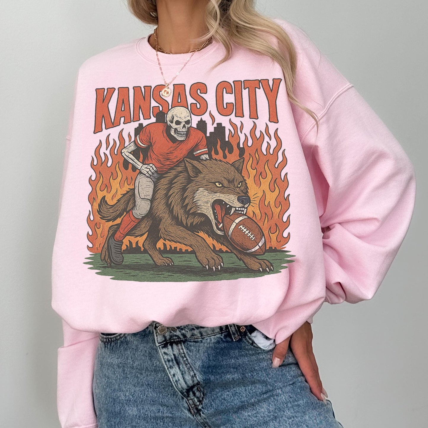 Kansas City Football Vintage Style Sweatshirt, Kansas City Football Crewneck, Kansas City Football T-shirt, Kansas City Fan Gifts Tee