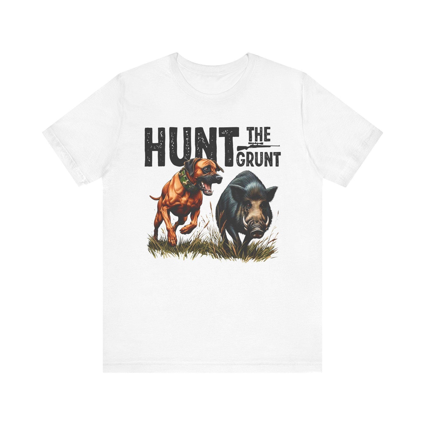 Hog Hunting Graphic Tee: Outdoorsman Unisex T-Shirt