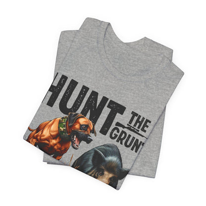 Hog Hunting Graphic Tee: Outdoorsman Unisex T-Shirt