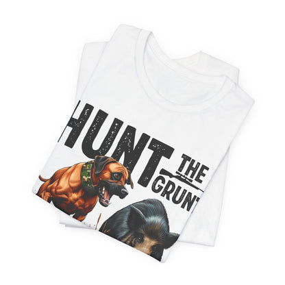 Hog Hunting Graphic Tee: Outdoorsman Unisex T-Shirt