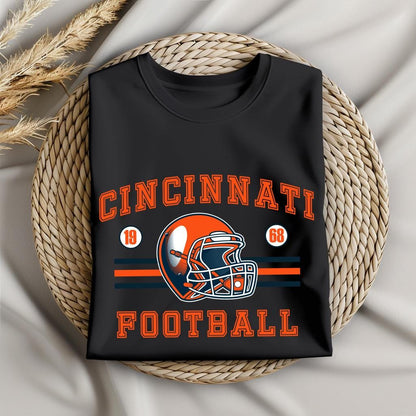 Cincinnati Football Shirt For Him, Vintage Cincinnati Sweatshirt, Cincinnati Football Retro Gift, Cincinnati Gift For Her, Cincinnati Team
