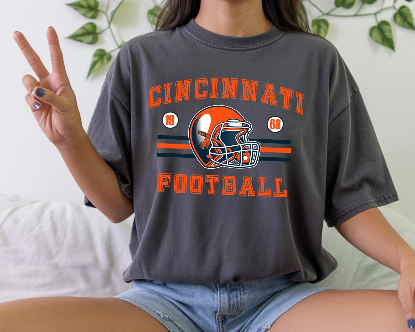 Cincinnati Football Shirt For Him, Vintage Cincinnati Sweatshirt, Cincinnati Football Retro Gift, Cincinnati Gift For Her, Cincinnati Team