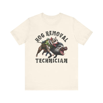 Hog Removal Technician T-Shirt: Funny Hunting Gift for Wildlife Lovers