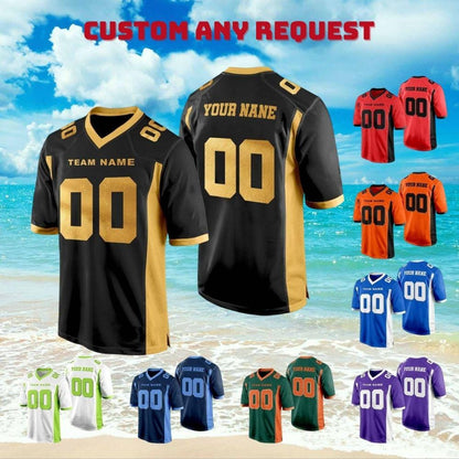 All Stitched Jersey, Custom Football Jersey, Stitched Name Number, embroidered jersey, Personalize Fans jersey, Stitched Jersey,Gift for Men