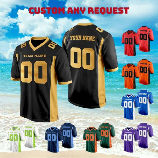 All Stitched Jersey, Custom Football Jersey, Stitched Name Number, embroidered jersey, Personalize Fans jersey, Stitched Jersey,Gift for Men