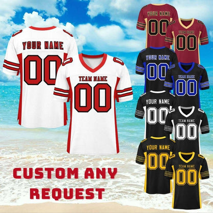 All Stitched Jersey, Custom Football Jersey, Stitched Name Number, embroidered jersey, Personalize Fans jersey, Stitched Jersey,Gift for Men