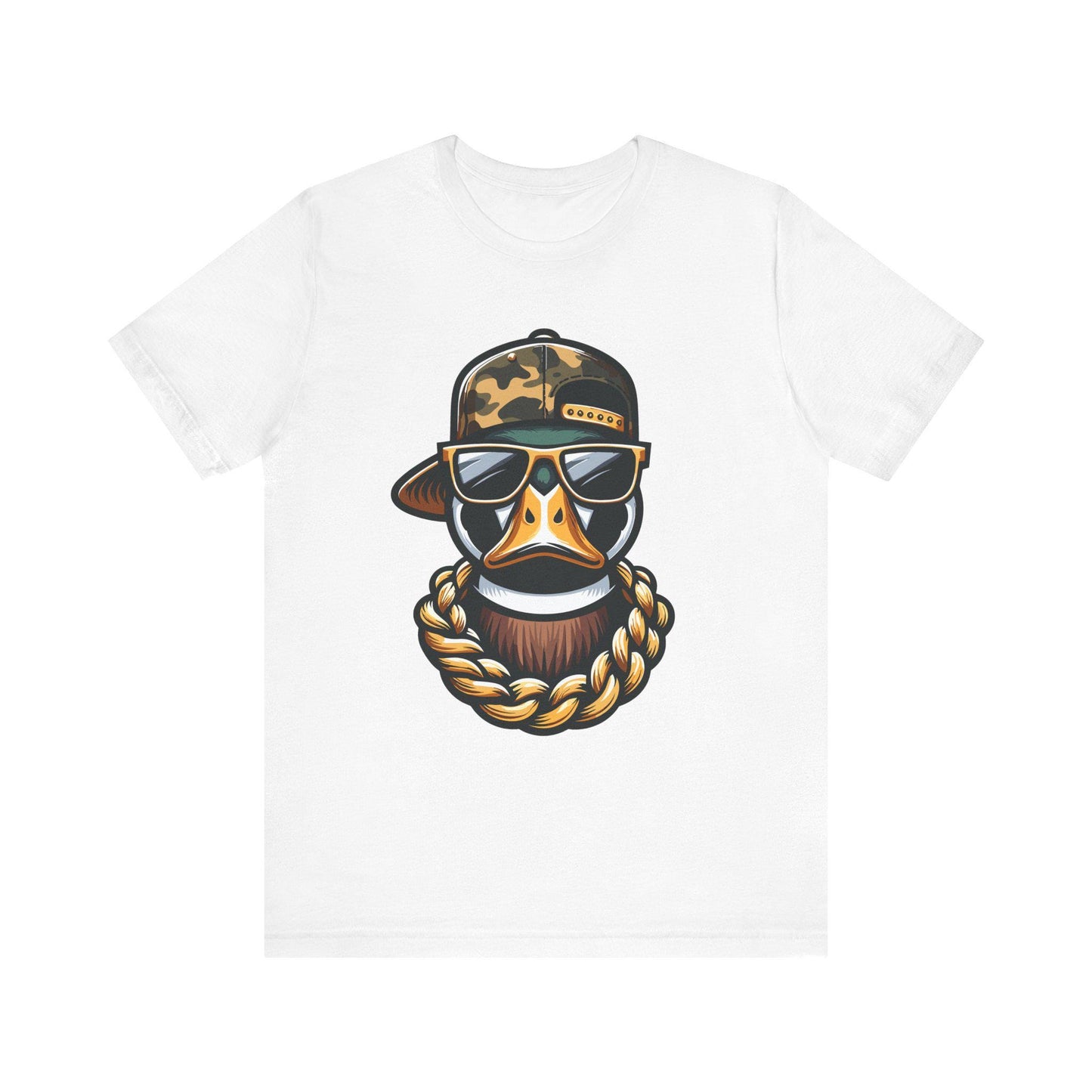 Adult Unisex Short Sleeve Tee: Mallard Duck Graphic T-shirt, Gift for Duck Hunters, Outdoorsman
