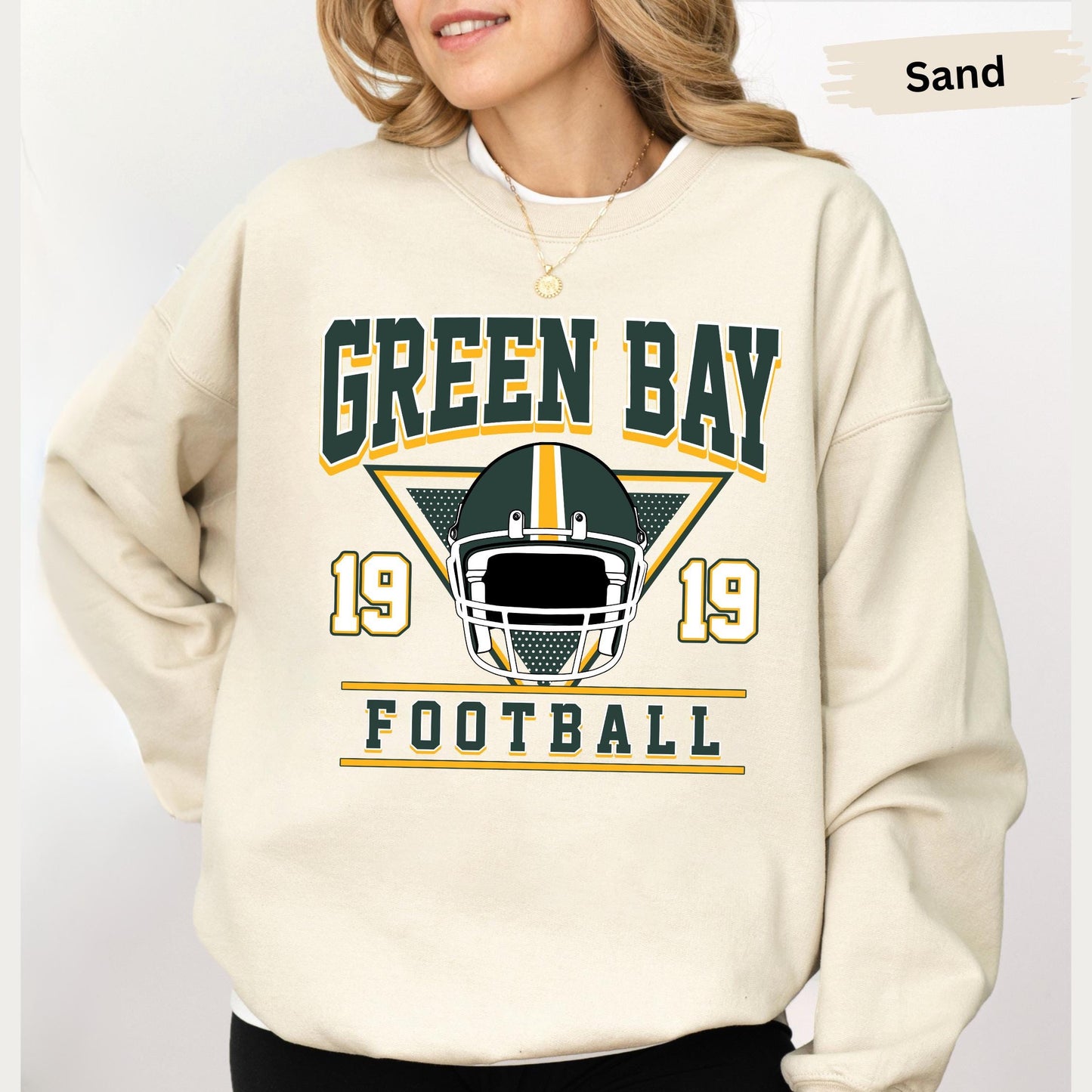 Vintage Green Bay Football Sweatshirt, Green Bay Football Shirt, Green Bay Mascot Sweatshirt, Retro Sports Fan Shirt, Game Day Gift T-Shirt