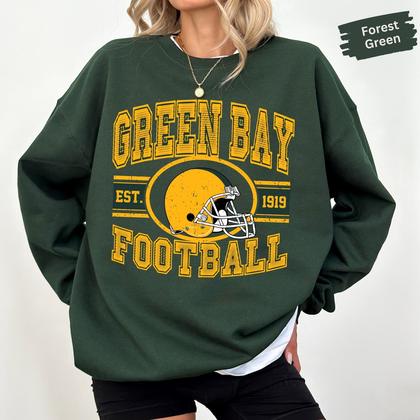 Vintage Green Bay Football Sweatshirt, Green Bay Football Shirt, Green Bay Mascot Sweatshirt, Retro Sports Fan Shirt, Game Day Gift T-Shirt