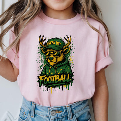 Green Bay Football Sweatshirt, Retro Sports Fan Shirt, Trendy Game Day Gift Tee, Green Bay Mascot Sweatshirt, Green Bay Football Fan Shirt