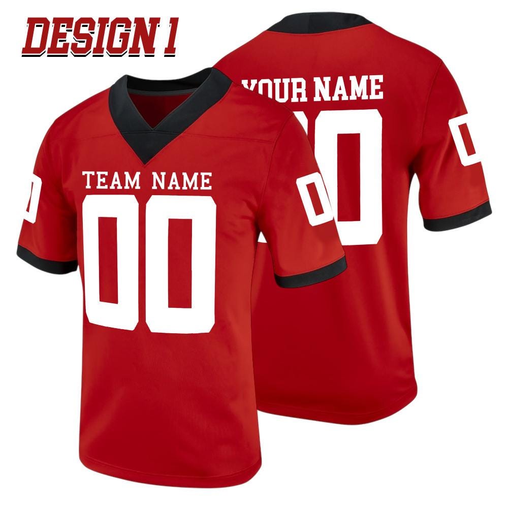 Custom College Football Team Jersey, Custom Cincinnati College Football Team Jersey, AnyTeam Name Number Jersey, University Jersey 30825HC55