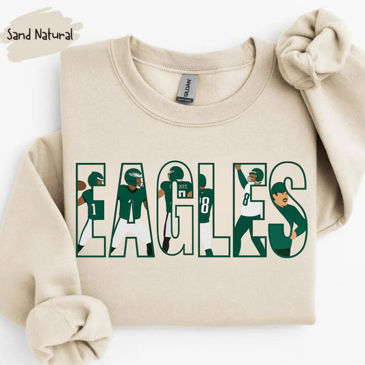 Philadelphia Football Vintage Style Sweatshirt, Philadelphia Football Shirt, Sunday Football Shirt, Philadelphia Retro Crewneck, Game Day