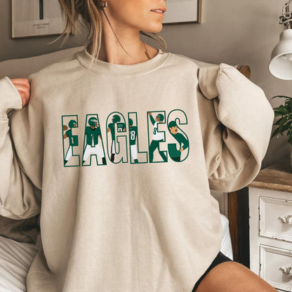 Philadelphia Football Vintage Style Sweatshirt, Philadelphia Football Shirt, Sunday Football Shirt, Philadelphia Retro Crewneck, Game Day