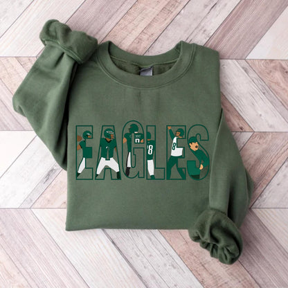 Philadelphia Football Vintage Style Sweatshirt, Philadelphia Football Shirt, Sunday Football Shirt, Philadelphia Retro Crewneck, Game Day