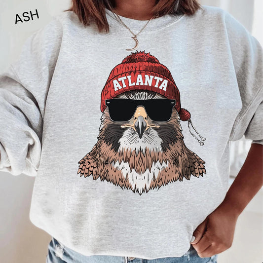 Vintage Atlanta Football Sweatshirt, Falcon Football Game Day Sweatshirt, Georgia Sports Tee, Gift for Football Lover, Football Season Tee