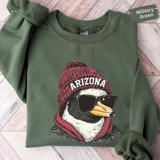 Arizona Team Mascot Sweatshirt, Retro Arizona Game Day Sweatshirt, Arizona Football Fan Tee, Arizona Team Spirit Sweater, Cheerleader Gift
