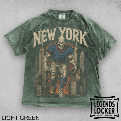 New York Giants Football T-Shirt, Vintage Football Graphic Tee, Old School Sunday Football Shirt, Giants Fan Apparel