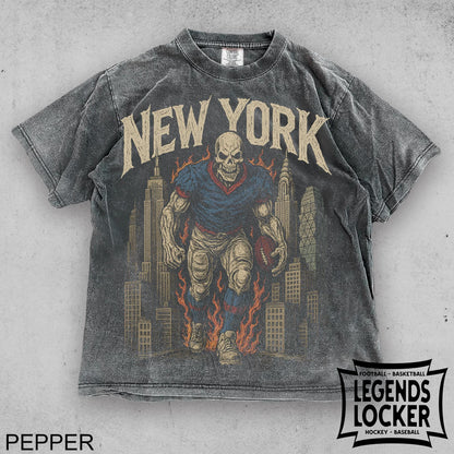 New York Giants Football T-Shirt, Vintage Football Graphic Tee, Old School Sunday Football Shirt, Giants Fan Apparel