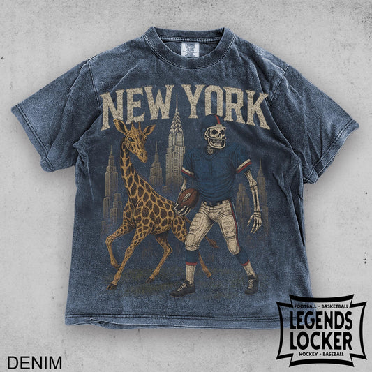 Retro New York Giants T-Shirt, Vintage Giants Football Tee, Old School Game Day Shirt, Football Fan Gift Apparel