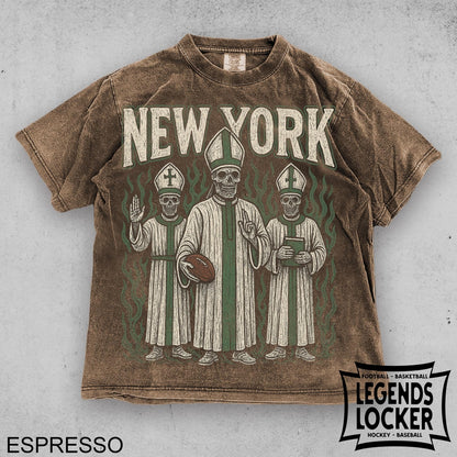 New York Jets Football T-Shirt, Vintage New York Football Tee, Old School Sunday Football Shirt, Jets Fan Apparel