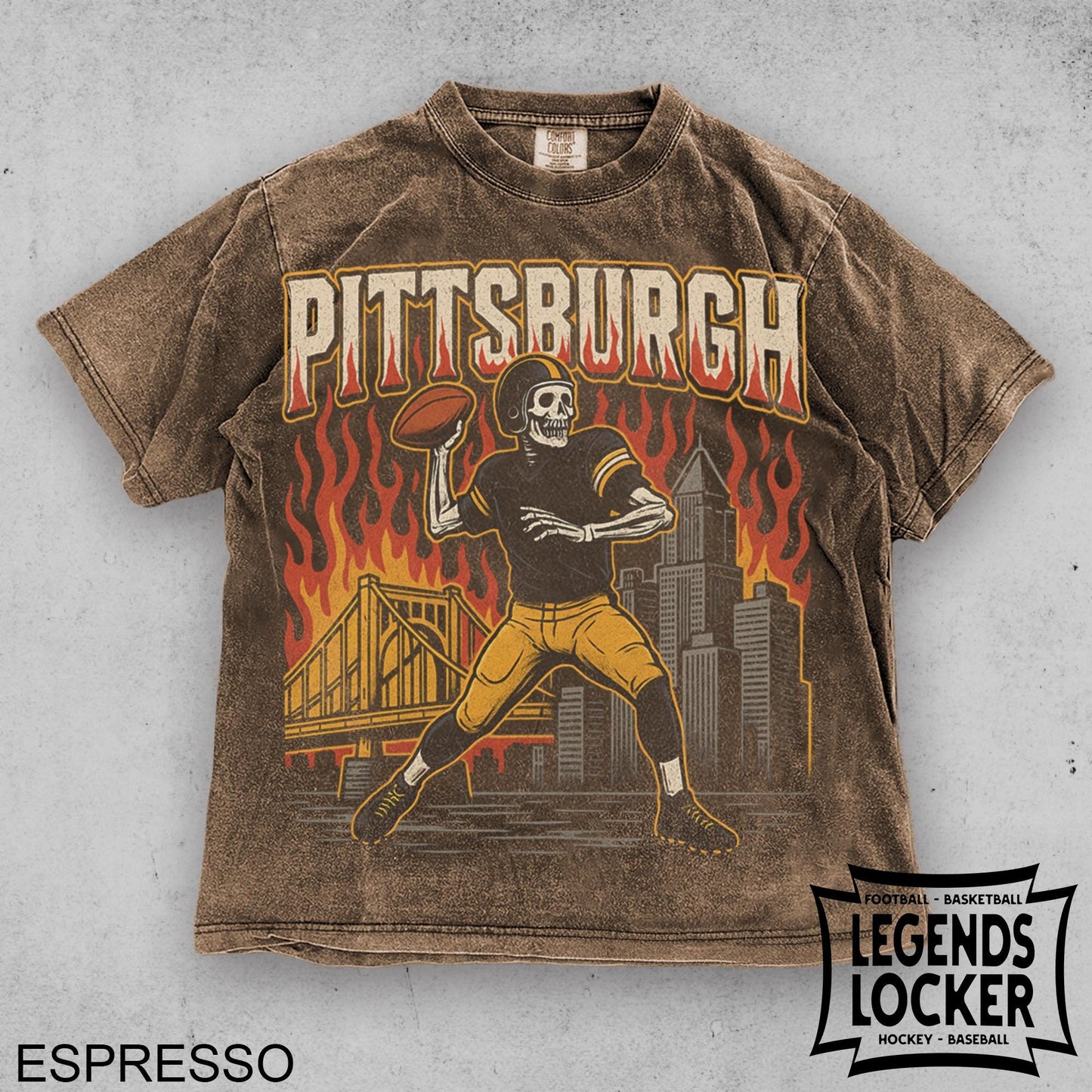Retro Pittsburgh Football T-Shirt, Vintage Steel City Football Tee, Old School Game Day Shirt, Sunday Football Fan Gift Apparel