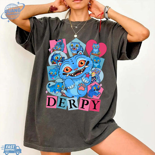 Kpop Demon Hunters Tiger Shirt, Merch Kpop Shirt, Hunters Tiger fan, Derpy Tiger And Bird Demon Hunter Tiger Tee,Kpop Demon Hunters Shirt