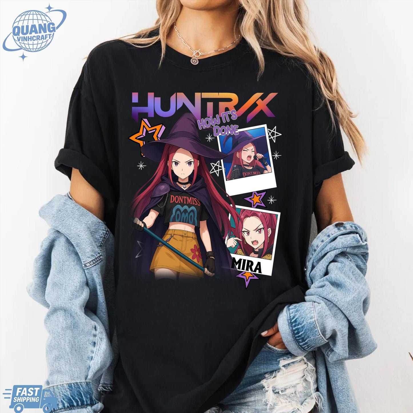 Mira Huntrix Demon Hunters Halloween T Shirts, Huntrix Girls Tshirt, Demon Hunter Merch, Gift for Kpop Fan, Derpy Tiger Shirt, Sussy