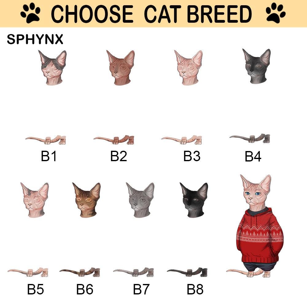 Personalized Funny Cat Ugly Sweatshirt, I Want For Christmas Is You, Cat Lovers Gifts, Holiday Sweatshirt, Christmas Gift, Funny Xmas Gift