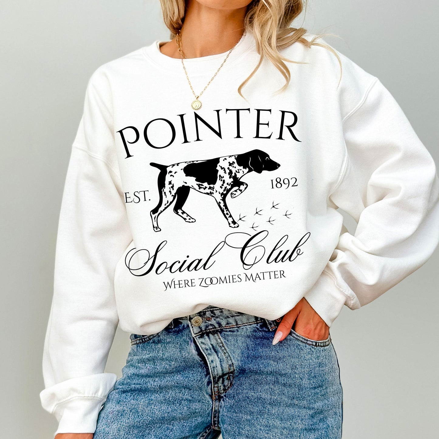 GSP Dog Lover Sweatshirt, German Shorthaired Pointer Pet Owner Gift, Dog Mama, Dog Gift, Pet Lover Gift, Hunting Gift, Pet Lover Gift