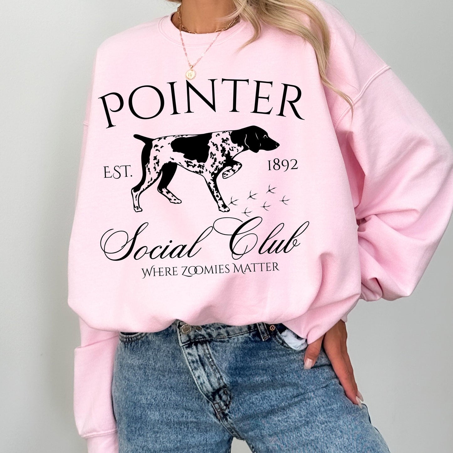 GSP Dog Lover Sweatshirt, German Shorthaired Pointer Pet Owner Gift, Dog Mama, Dog Gift, Pet Lover Gift, Hunting Gift, Pet Lover Gift