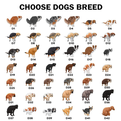 Personalized Funny Pooping Dog Christmas Ugly Sweatshirt, Gift for Dog Lovers, Holiday Sweatshirt, Christmas Gift, Funny Xmas Gift