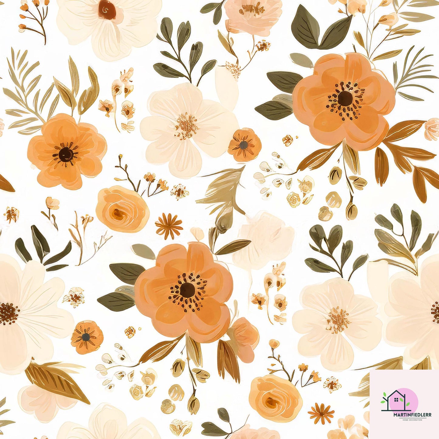Rustic Floral Wrapping Paper: Compostable Mulberry Paper for Autumn Weddings