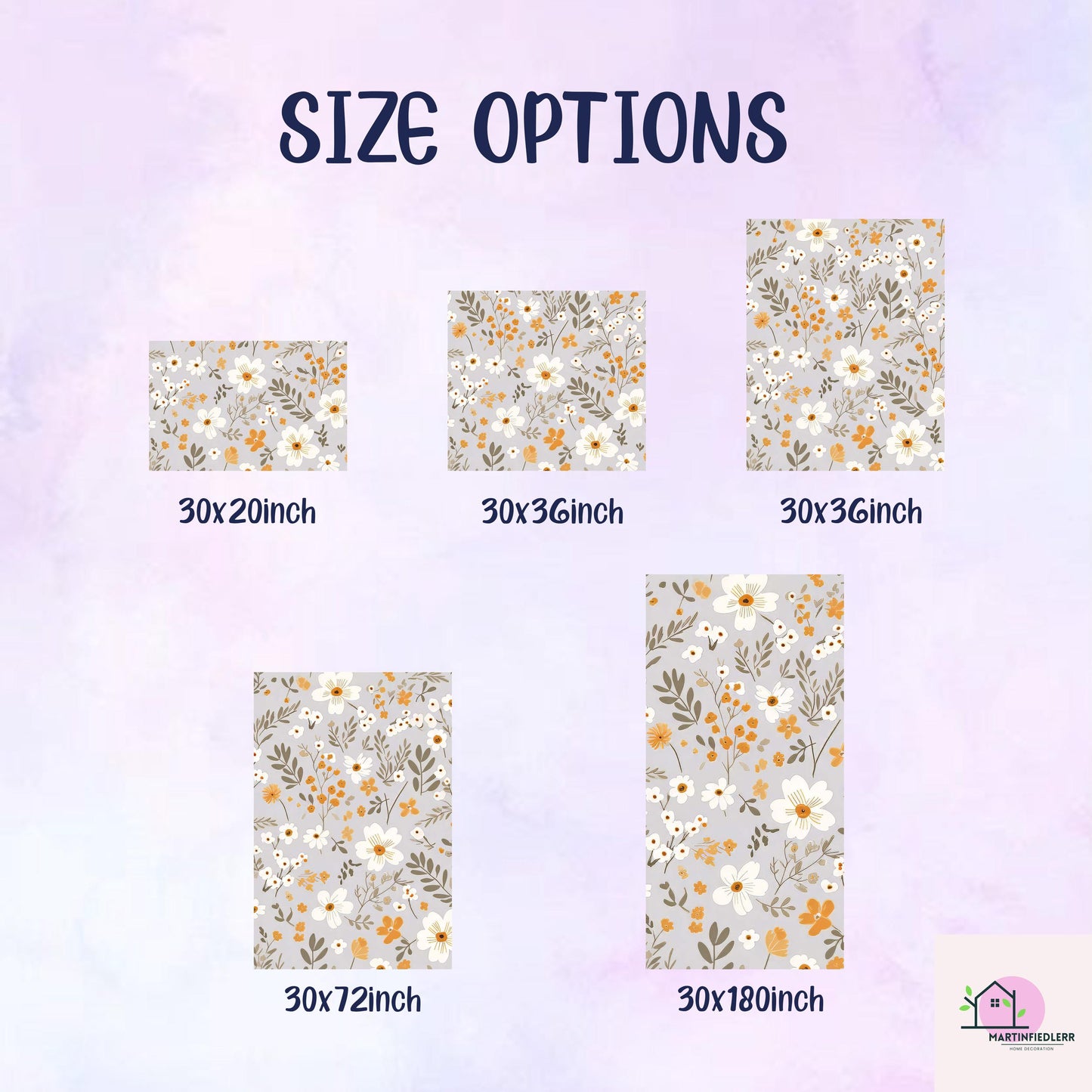 Scandinavian Floral Wrapping Paper: Recycled Art Paper, Autumn Harvest