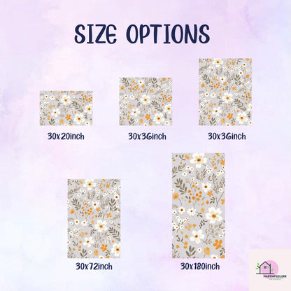Scandinavian Floral Wrapping Paper: Recycled Art Paper, Autumn Harvest