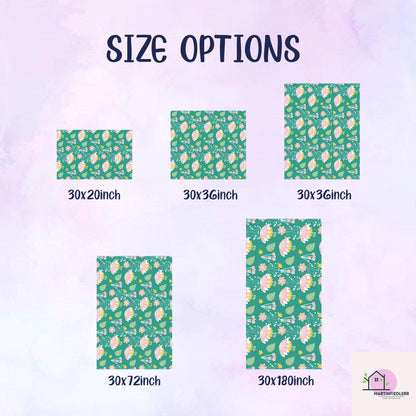 Floral Pastel Garden Wrapping Paper: Plant-Based Fiber, Eco-Friendly