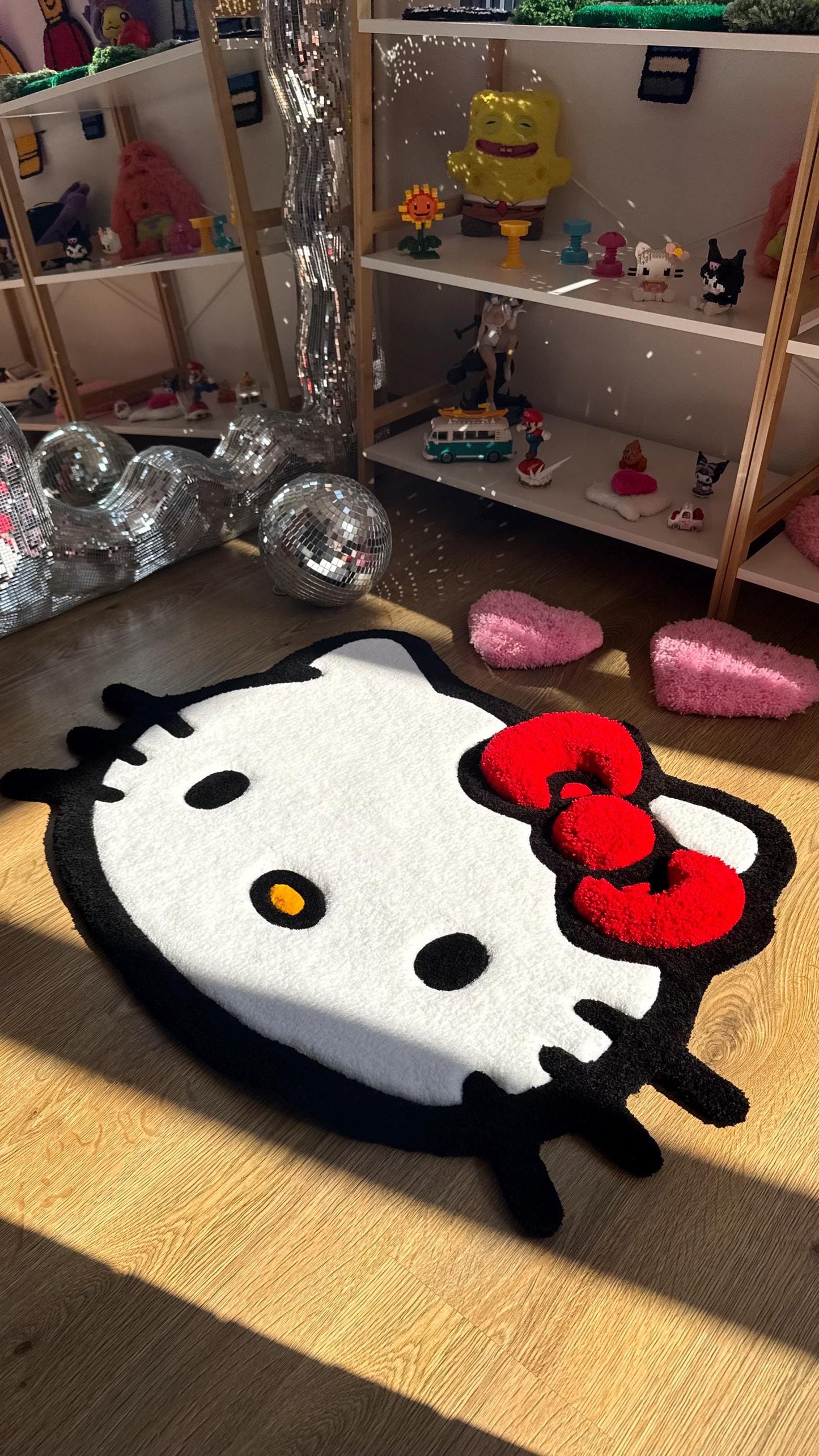 custom 3D Puffy tufting rug | fully handmade