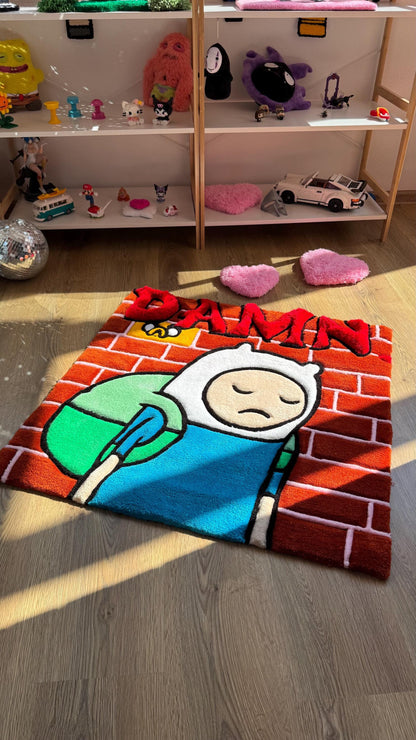 Cover Kendrick Tufted Rug – Custom Handmade Cartoon Carpet, Ramen Meme Rug, Fluffy Floor Mat, Funny Anime Decor for Bedroom or Gamer Gift