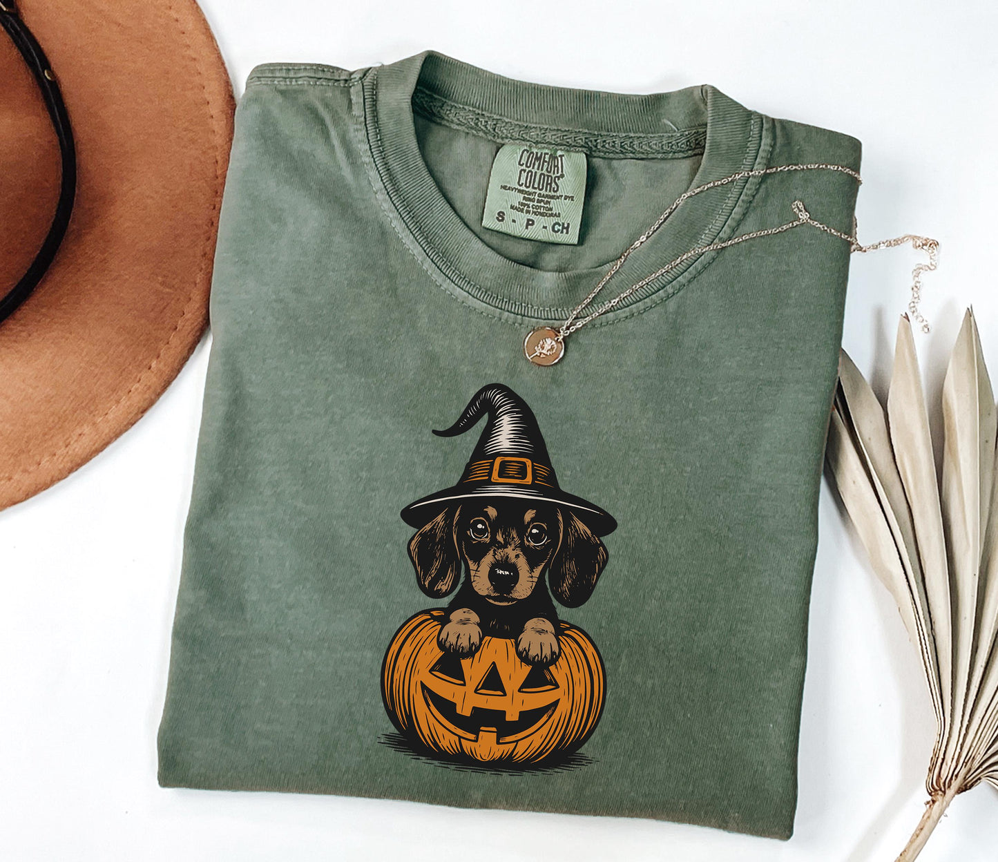 Comfort Colors® Dachshund Shirt, Halloween Dachshund Shirt, Halloween Cute Dog Shirt, Cute Dogs Halloween Shirt, Funny Halloween Shirt