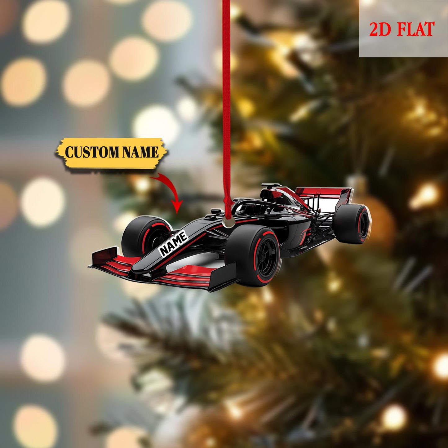 Personalized Off-Road Car Christmas Ornament, Car Lovers Ornament, Christmas Gift Car Driver Xmas Decoration, Drives Hanging Xmas Ornaments