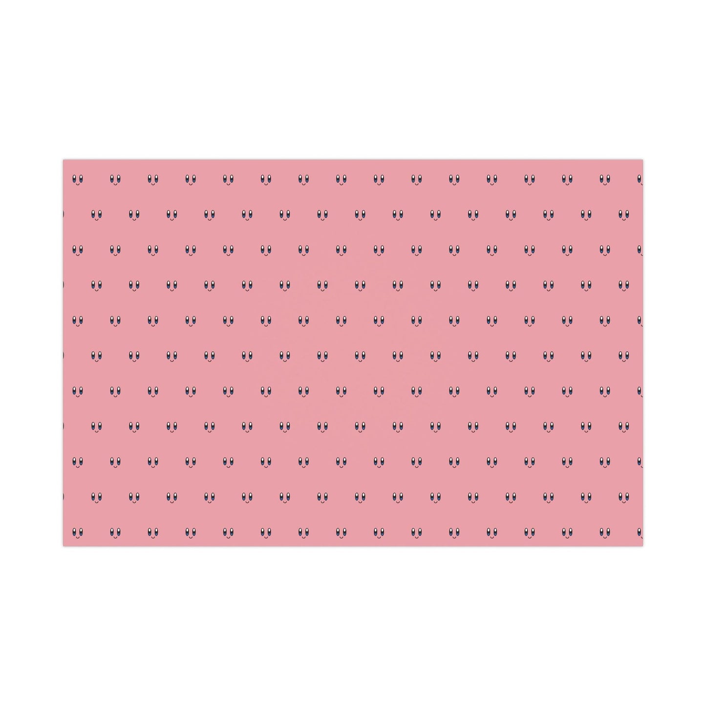 Kirby Face Wrapping Paper, Cute Gift Wrap for Birthdays, Holidays, and Special Occasions, Fun Wrapping Sheets, Present Packaging Supplies