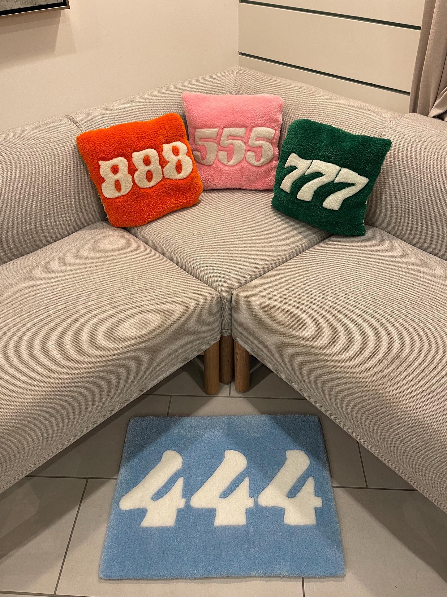 Custom  Name Rug Personalized Tufted Rug .