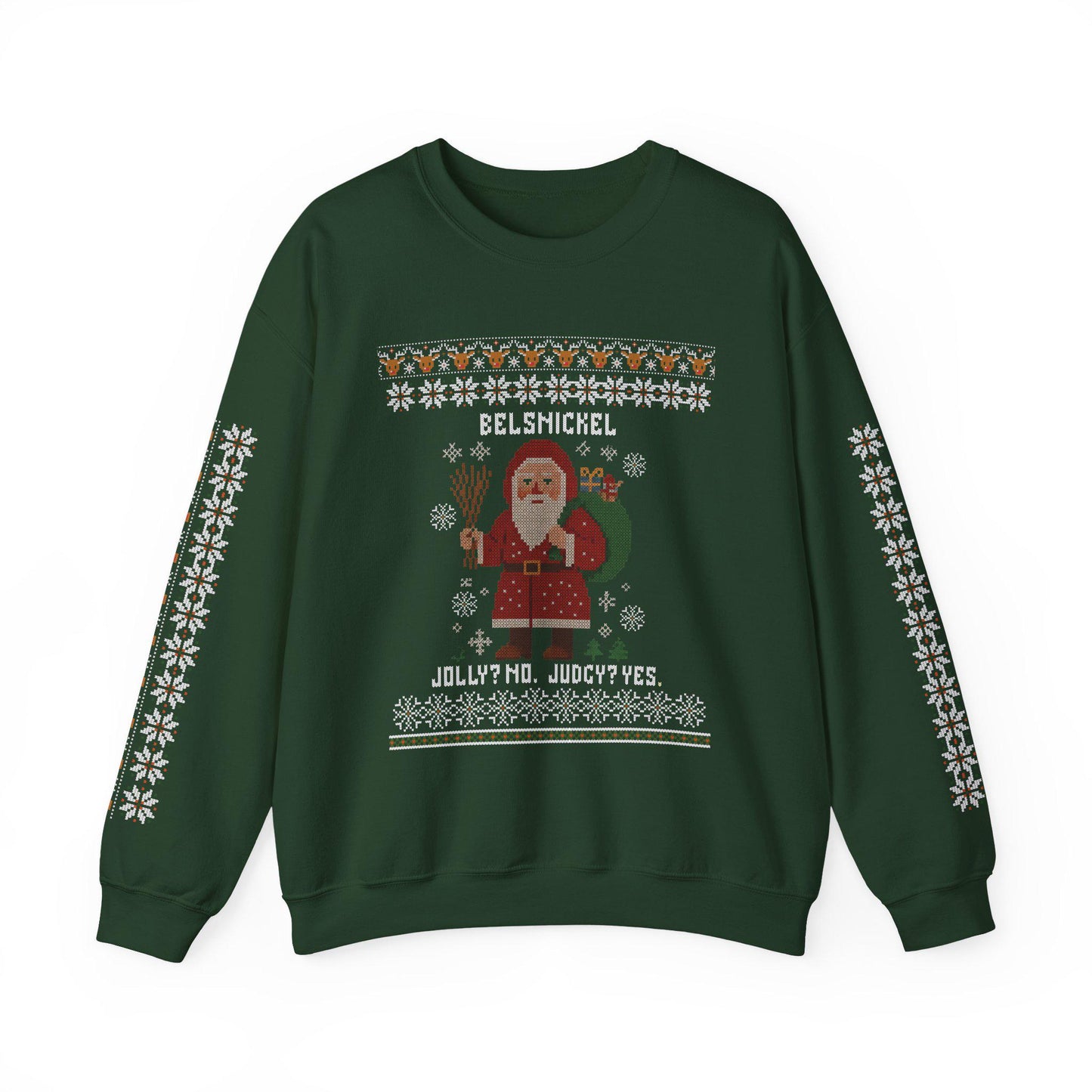 Belsnickel Ugly Christmas Sweatshirt, Unisex Christmas Sweatshirt, Holiday Apparel, Jolly Sweatshirt, Ugly Christmas Alternative