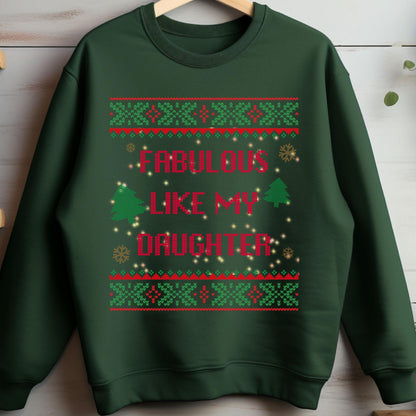 Dad Christmas Sweater Ugly Christmas Sweater Christmas Tree Shirt Secret Santa Gift Ideas Ugly Sweater Party Gift for Dad Merry and Bright