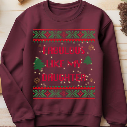 Dad Christmas Sweater Ugly Christmas Sweater Christmas Tree Shirt Secret Santa Gift Ideas Ugly Sweater Party Gift for Dad Merry and Bright