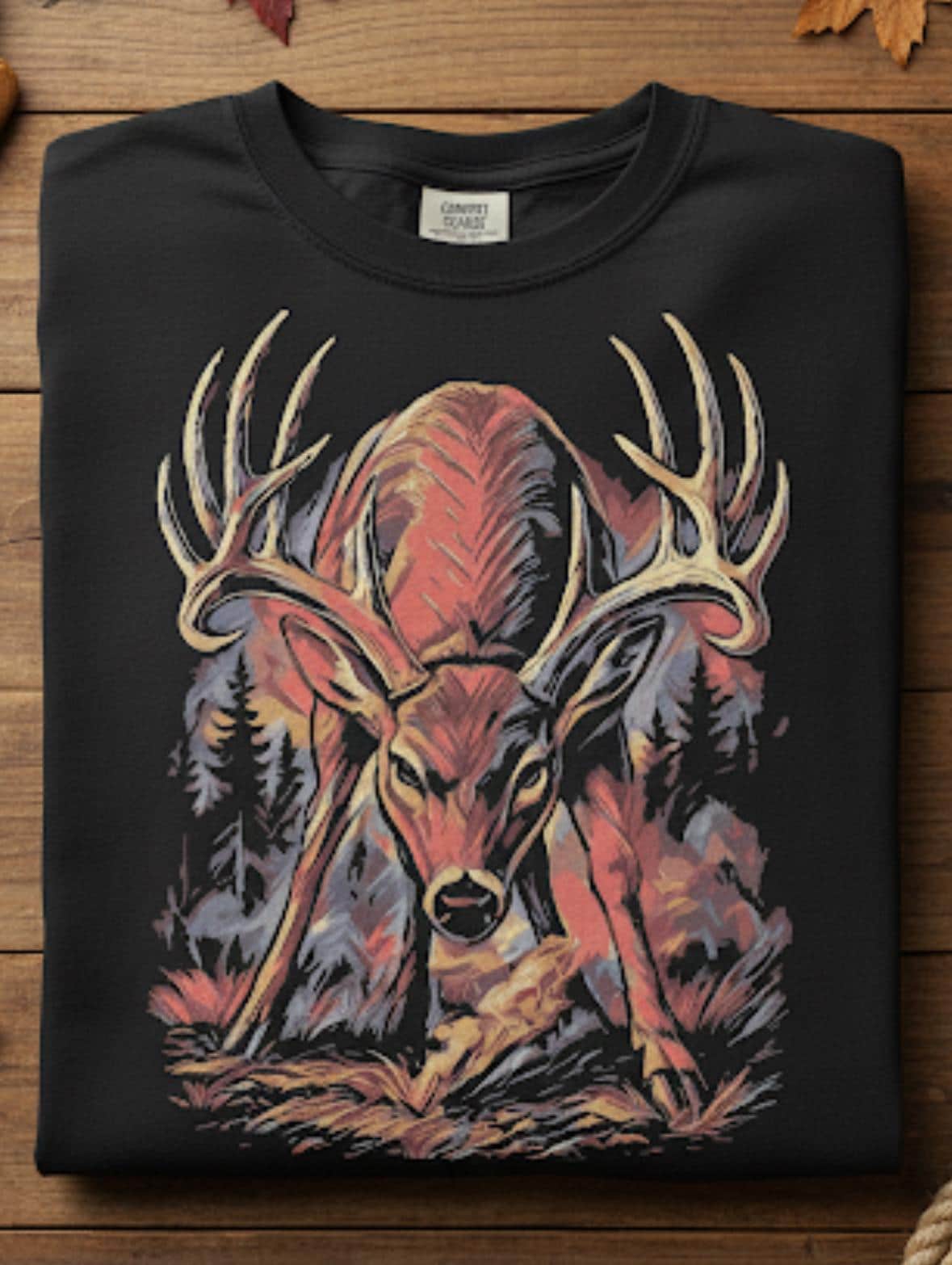 Vintage Whitetail Buck T Shirt · Rut Season Deer Hunting Graphic Tee · Antlers Down Scrape Challenge Shirt for Hunters & Outdoorsmen